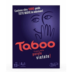 INGROSSO GIOCHI SOCIETA TABOO 4+ GIOCATORI INDOVINA LA PAROLA MA NON USARE LE PAROLE VIETATE!200X267X50MM 5010994723774 INGROSSO