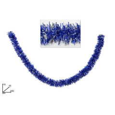 INGROSSO ARTICOLI NATALIZI FILO ADDOBBO BICOLORE 10CM X 2MT SILVER/ BLU HCW6-10(SILVER+BLUE) 8033113631122 INGROSSO ADDOBBI ALBE
