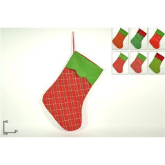 INGROSSO ARTICOLI NATALIZI CALZA 45X32CM 6ASS.TI 8033113756870 INGROSSO ARTICOLI NATALE BEFANA
