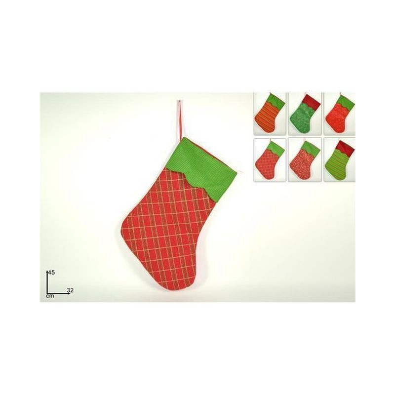 CALZA 45X32CM 6ASS.TI EAN 8033113756870 INGROSSO BEFANA