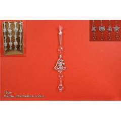 INGROSSO ARTICOLI NATALIZI APPENDINO METALLO C/PENDENTE DIAMANTE 4A SS.SILVER IN ESPOS.ART.RD-YP144G 8033113860133 INGROSSO ADDO