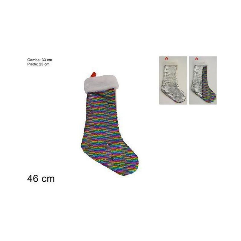 CALZA PAILLETTES MULTICOLOR ART.SJ003 EAN 8033113872099 INGROSSO BEFANA