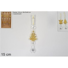 INGROSSO ARTICOLI NATALIZI APPENDINO PENDENTE ANGELO/ALBERO ORO ASS 8033113751165 INGROSSO ADDOBBI ALBERO NATALE