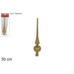 INGROSSO ARTICOLI NATALIZI PUNTALE GLITTER ORO 8027501187056 INGROSSO ADDOBBI ALBERO NATALE PALLINE DI NATALE E PUNTALI
