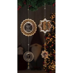 INGROSSO ARTICOLI NATALIZI DECORAZ NAT FERRO AM2C D19XH62 8021785588080 INGROSSO DECORAZIONI NATALIZIE