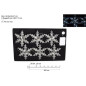 FIOCCHI DI NEVE LUMINOSI LED 6PZ BATT B. EAN 8033113743795 INGROSSO LUCI NATALIZIE