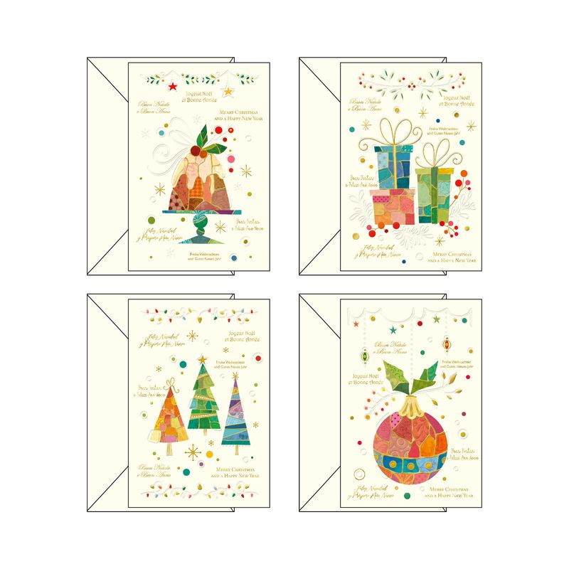 BIGLIETTO NATALE A MOSAISO MULTILINGUE A EAN 8009162367428 INGROSSO BIGLIETTI NATALIZI