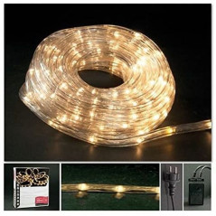 INGROSSO ARTICOLI NATALIZI TUBO LED 10 MT + LUCE CALDA 8F 8023650975858 INGROSSO ARTICOLI NATALE LUCI NATALIZIE