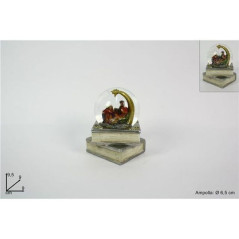 INGROSSO ARTICOLI NATALIZI AMPOLLA C/NATIVITA' E LIBRI D.6.5CM 9X9X9.5CM 8033113613036 INGROSSO DECORAZIONI NATALIZIE