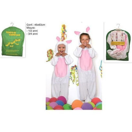 INGROSSO CARNEVALE VESTITO CONIGLIO PELLICCIA 1/2 3/4A. 8033113734311 INGROSSO ARTICOLI CARNEVALE COSTUMI CARNEVALE PRIMA INFANZ