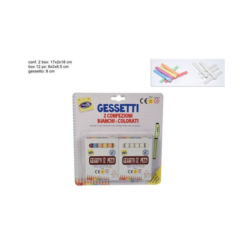 BLISTER GESSETTI EAN 8027501310126 INGROSSO MATITE COLORATE