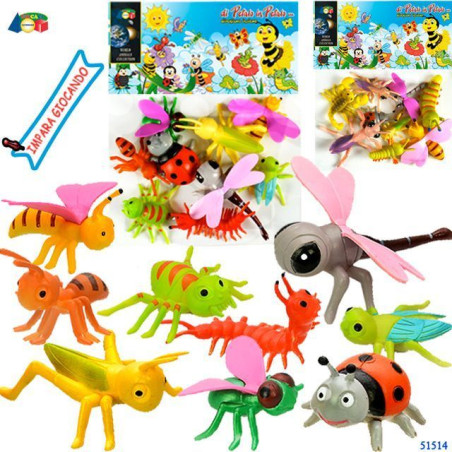 BUSTA INSETTI FUM. DI PETALO IN PETALO A EAN 8055742228306 INGROSSO BUSTE ANIMALI GIOCATTOLO
