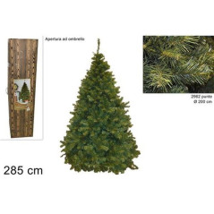 INGROSSO ARTICOLI NATALIZI PINO PARIS 285CM A OMBRELLO 8033113525247 INGROSSO ARTICOLI NATALE ALBERI DI NATALE