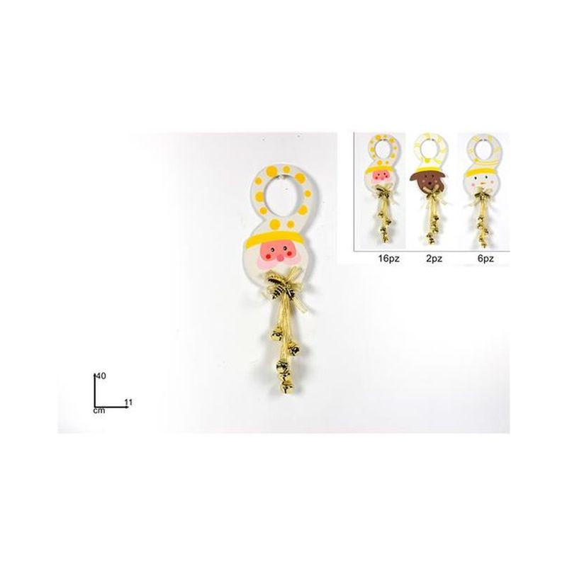 APPENDINO PORTA SOG. NAT. C/CAMAPAN. ORO EAN 8033113755460 INGROSSO APPENDINI NATALIZI