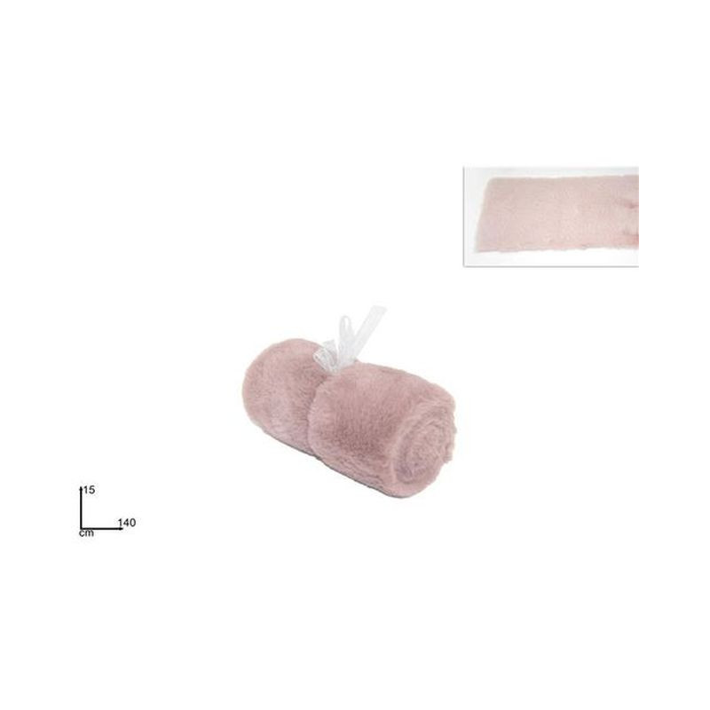 NASTRO PELLICCIA 15X140CM ROSA EAN 8033113994517 INGROSSO NASTRI NATALIZI PER ADDOBBO