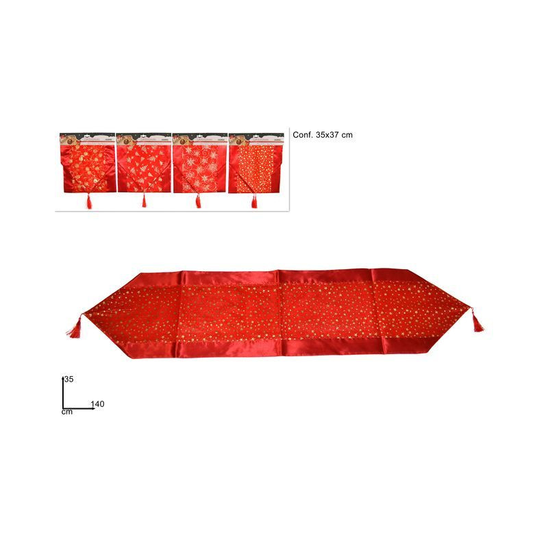CENTROTAVOLA ORAGANZA ROSSO 35X140 EAN 8033113261305 INGROSSO TOVAGLIE NATALIZIE CENTROTAVOLA ORAGANZA ROSSO 35X140 EAN 8033113261305 INGROSSO TOVAGLIE NATALIZIE