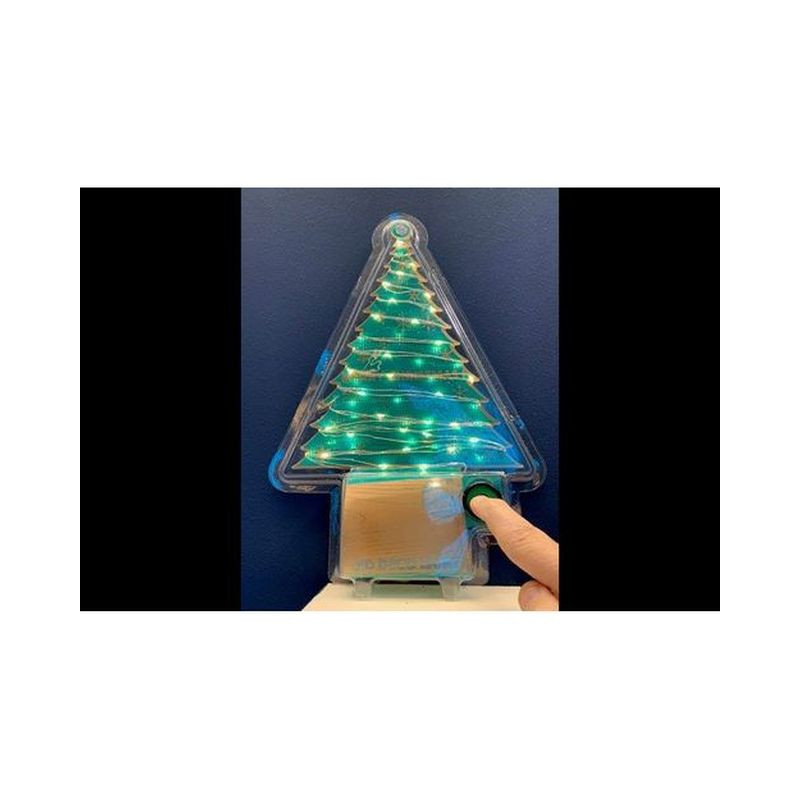 ALBERO MICROLED CON TRY ME BIANCO CALDO EAN 8034052685269 INGROSSO LUCI NATALIZIE