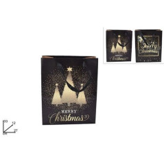 INGROSSO ARTICOLI NATALIZI BUSTA REGALO 33X27X12 NERA DEC.MERRY CHR 8053482022673 INGROSSO ARTICOLI NATALIZI PER CONFEZIONI