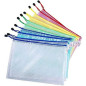 BUSTA CON ZIP 345X245MM 5COL. EAN 8033593094462 INGROSSO POCHETTE