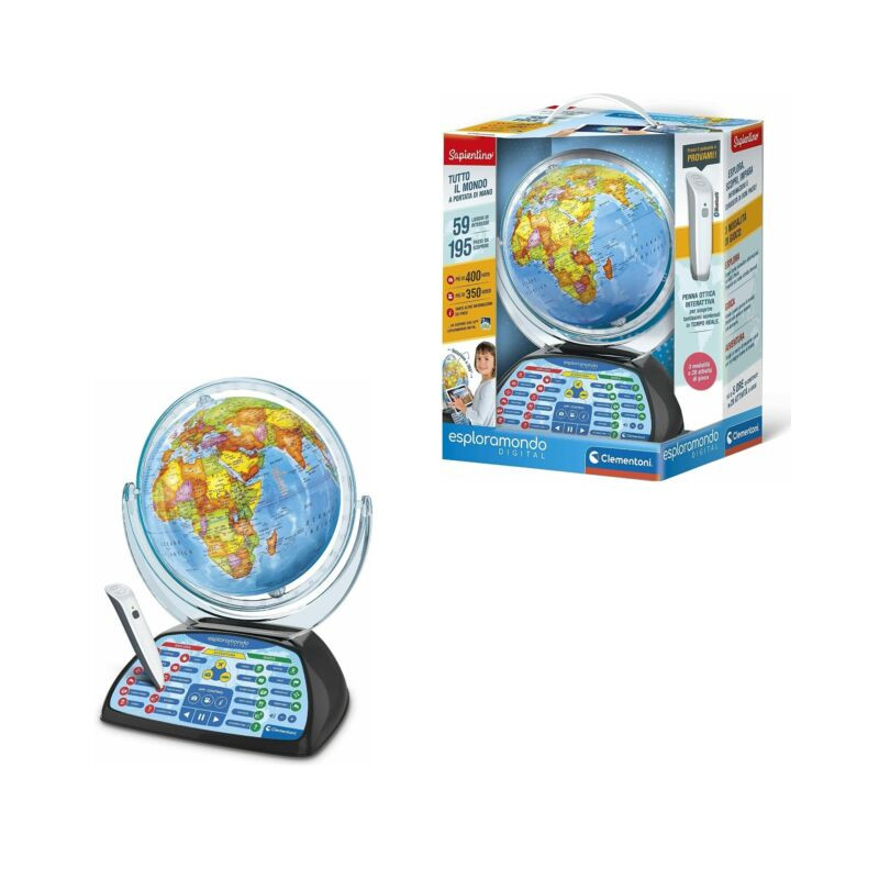 GLOBO DIGITAL MAPPAMONDO PARLANTE 12097 EAN 8005125120970 INGROSSO GIOCHI CREATIVI GLOBO DIGITAL MAPPAMONDO PARLANTE 12097 EAN 8005125120970 INGROSSO GIOCHI CREATIVI
