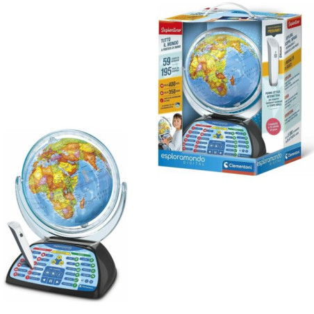 GLOBO DIGITAL MAPPAMONDO PARLANTE 12097 EAN 8005125120970 INGROSSO GIOCHI CREATIVI