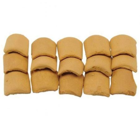 TEGOLE PLASTICA COL. TERRACOTTA 2x2,5cm EAN 8018623863942 INGROSSO ACCESSORI PER IL PRESEPE