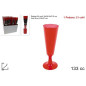 FLUTE PLASTICA 133CC 6PZ ROSSO EAN 8034048407547 INGROSSO BICCHIERI NATALIZI FLUTE PLASTICA 133CC 6PZ ROSSO EAN 8034048407547 INGROSSO BICCHIERI NATALIZI