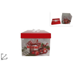 INGROSSO SCATOLA REGALO NATALIZIA CM.30X30 8053482195193 INGROSSO ARTICOLI NATALE SCATOLE NATALIZIE