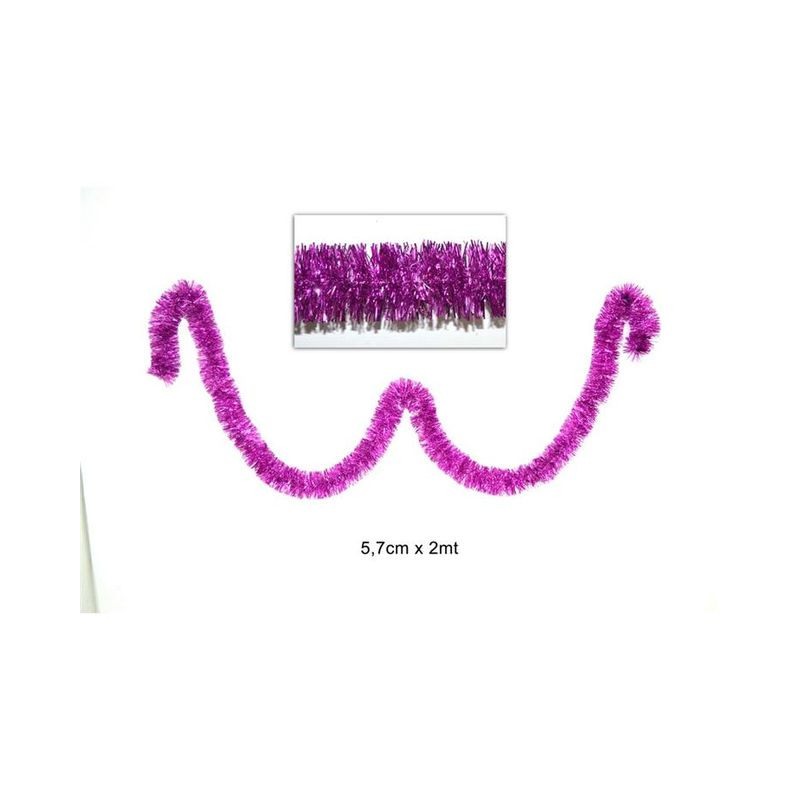 FILO ADDOBBO ROSA 5.7 CM X 2MT EAN 8033113274749 INGROSSO GHIRLANDE NATALIZIE