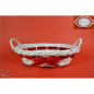 CESTA OVALE 38X28CM BIANCA B/VELL. C/FIO EAN 8033113747625 INGROSSO CESTI NATALIZI CESTA OVALE 38X28CM BIANCA B/VELL. C/FIO EAN 8033113747625 INGROSSO CESTI NATALIZI
