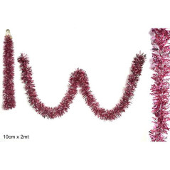 INGROSSO ARTICOLI NATALIZI FILO ADDOBBO BICOLORE 10CM X 2MT ROSA 8033113782107 INGROSSO ADDOBBI ALBERO NATALE