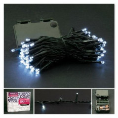 INGROSSO SERIE 100 LED 8F BIANCA C/TIMER+MEM. EST 8023650013765 INGROSSO ARTICOLI NATALE LUCI NATALIZIE