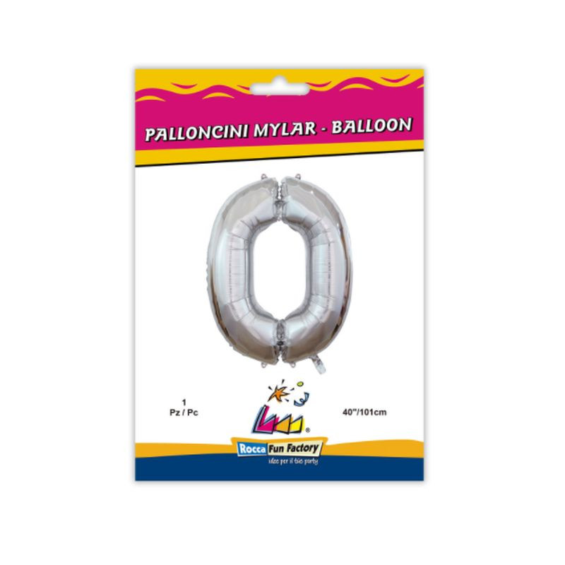 PALLONCINO MYLAR N. 0 ARGENTO MEGA 101CM EAN 8032685998329 INGROSSO PALLONCINI COMPLEANNO PALLONCINO MYLAR N. 0 ARGENTO MEGA 101CM EAN 8032685998329 INGROSSO PALLONCINI COMPLEANNO