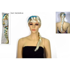 INGROSSO CARNEVALE PARRUCCA PRINCIPESSA DEL GHIACCIO2017029 8033113729577 INGROSSO ARTICOLI CARNEVALE