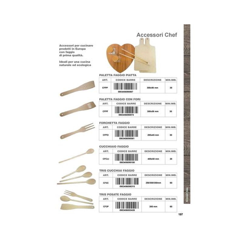TRIS CUCCHIAI LEGNO 25/30/35 BASIC EAN 5903456098315 INGROSSO ACCESSORI CUCINA TRIS CUCCHIAI LEGNO 25/30/35 BASIC EAN 5903456098315 INGROSSO ACCESSORI CUCINA