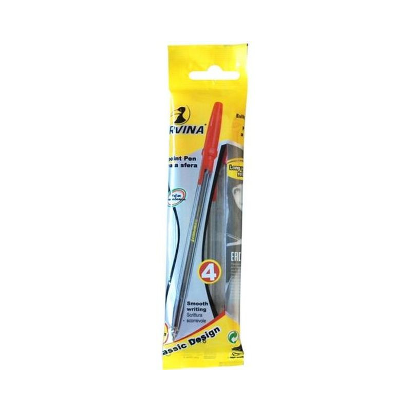 CORVINA 51 CLASSIC 4PZ PENNE SF. ROSSO EAN 8003511472269 INGROSSO PENNE PER LA SCUOLA