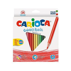 INGROSSO CARTOLERIA CARIOCA MATITE COLORATE TRIA 8003511425166 INGROSSO PENNARELLI MATITE COLORATE TEMPERE