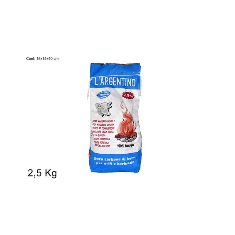 SACCHETTO CARBONE 2.5 KG. EAN 8034048384923 INGROSSO ARTICOLI CAMPEGGIO SACCHETTO CARBONE 2.5 KG. EAN 8034048384923 INGROSSO ARTICOLI CAMPEGGIO