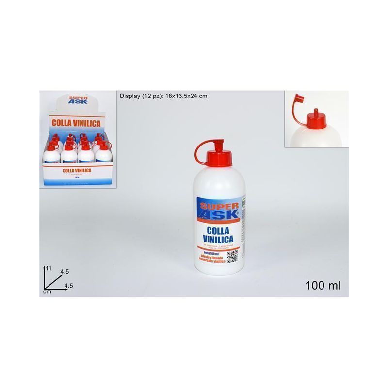COLLA VINILICA 100ML EAN 8034048518229 INGROSSO COLLA