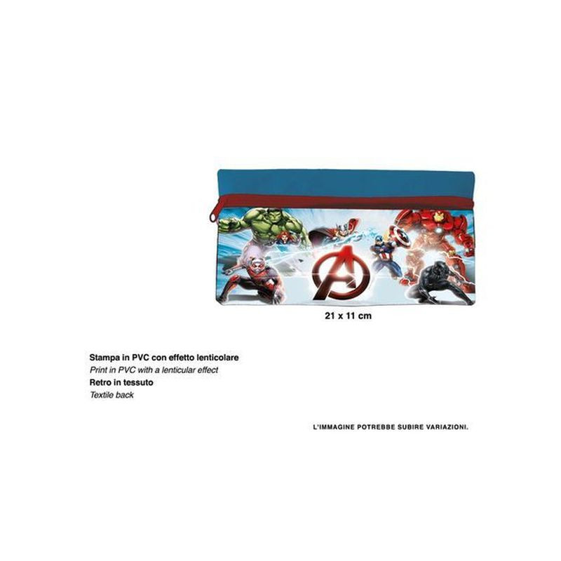 TASCHETTA 21X11CM AVENGERS EAN 8032780938268 INGROSSO ASTUCCI SCUOLA