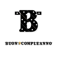 INGROSSO FESTA E PARTY FESTONE BUON COMPLEANNO PRESTIGE 215CM 8020834744064 INGROSSO ARTICOLI PER FESTE