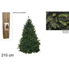INGROSSO ARTICOLI NATALIZI PINO LOS ANGELES 210CM A OMBRELLO 8033113003288 INGROSSO ARTICOLI NATALE ALBERI DI NATALE