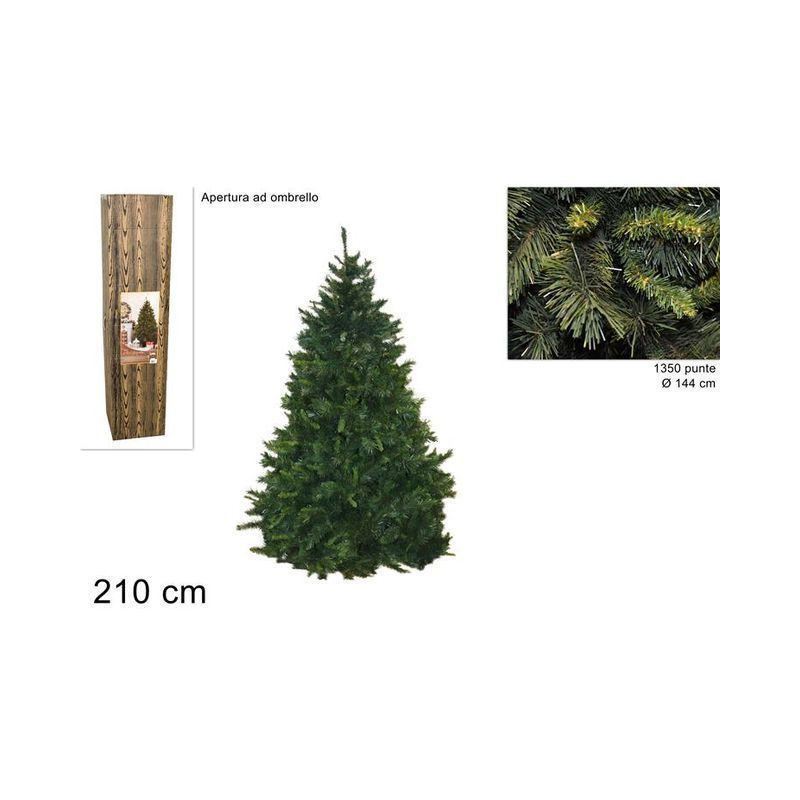 PINO LOS ANGELES 210CM A OMBRELLO EAN 8033113003288 INGROSSO ALBERI DI NATALE