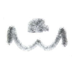 INGROSSO ARTICOLI NATALIZI FILO ADDOBBO 10CM X 2MT SILVER 8033113134548 INGROSSO ADDOBBI ALBERO NATALE