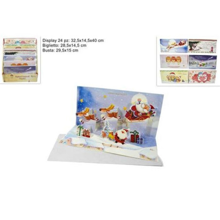 INGROSSO ARTICOLI NATALIZI BIGLIETTINI DI AUGURI SCENARIO ASS 8033113184468 INGROSSO ARTICOLI NATALE