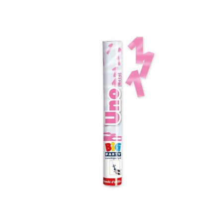 INGROSSO FESTA E PARTY CANNON CM.30 UNO METAL ROSA 8020834501469 INGROSSO ARTICOLI PER FESTE SPARA CORIANDOLI