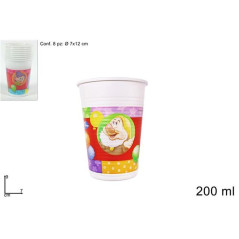 INGROSSO FESTA E PARTY BICCHIERI PLAST. 8PZ 200ML SEVEN DWARFS PARTY DISNEY 5201184843307 INGROSSO ARTICOLI PER FESTE