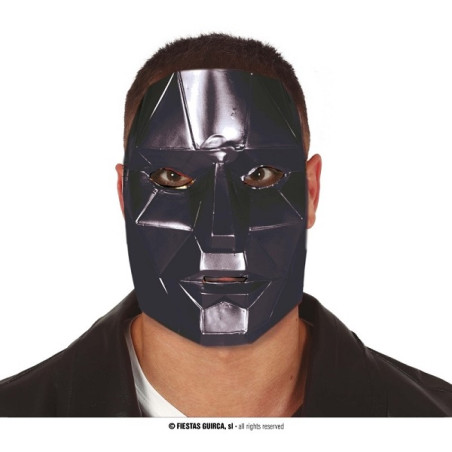 INGROSSO CARNEVALE MASCHERA PVC THE GAMER NERA 8434077640036 INGROSSO ARTICOLI CARNEVALE MASCHERE DI CARNEVALE