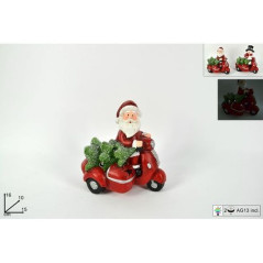 INGROSSO ARTICOLI NATALIZI SOGGETTO NATAL. SU MOTO C/ALBERO C/LUCE BATT.16CM 2ASS 8053482066806 INGROSSO DECORAZIONI NATALIZIE