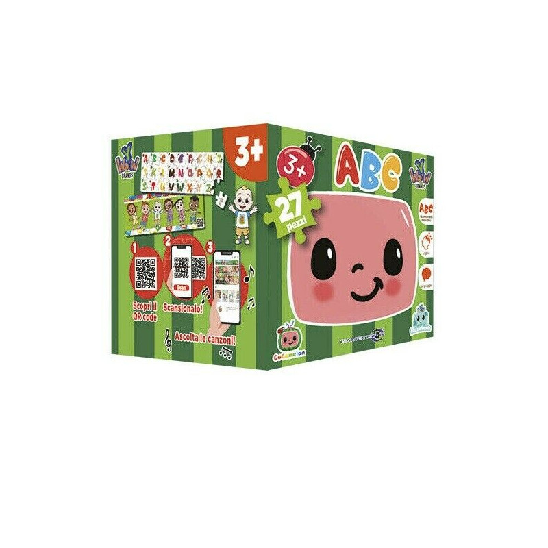 COCOMELON - PUZZLE 27 PZ LETTERE EAN 8033986573239 INGROSSO PUZZLE CLASSICI COCOMELON - PUZZLE 27 PZ LETTERE EAN 8033986573239 INGROSSO PUZZLE CLASSICI